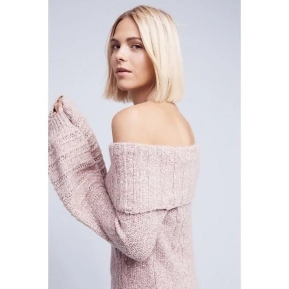 Anthropologie Sleeping On Snow Neves Off The Shoulder Sweater